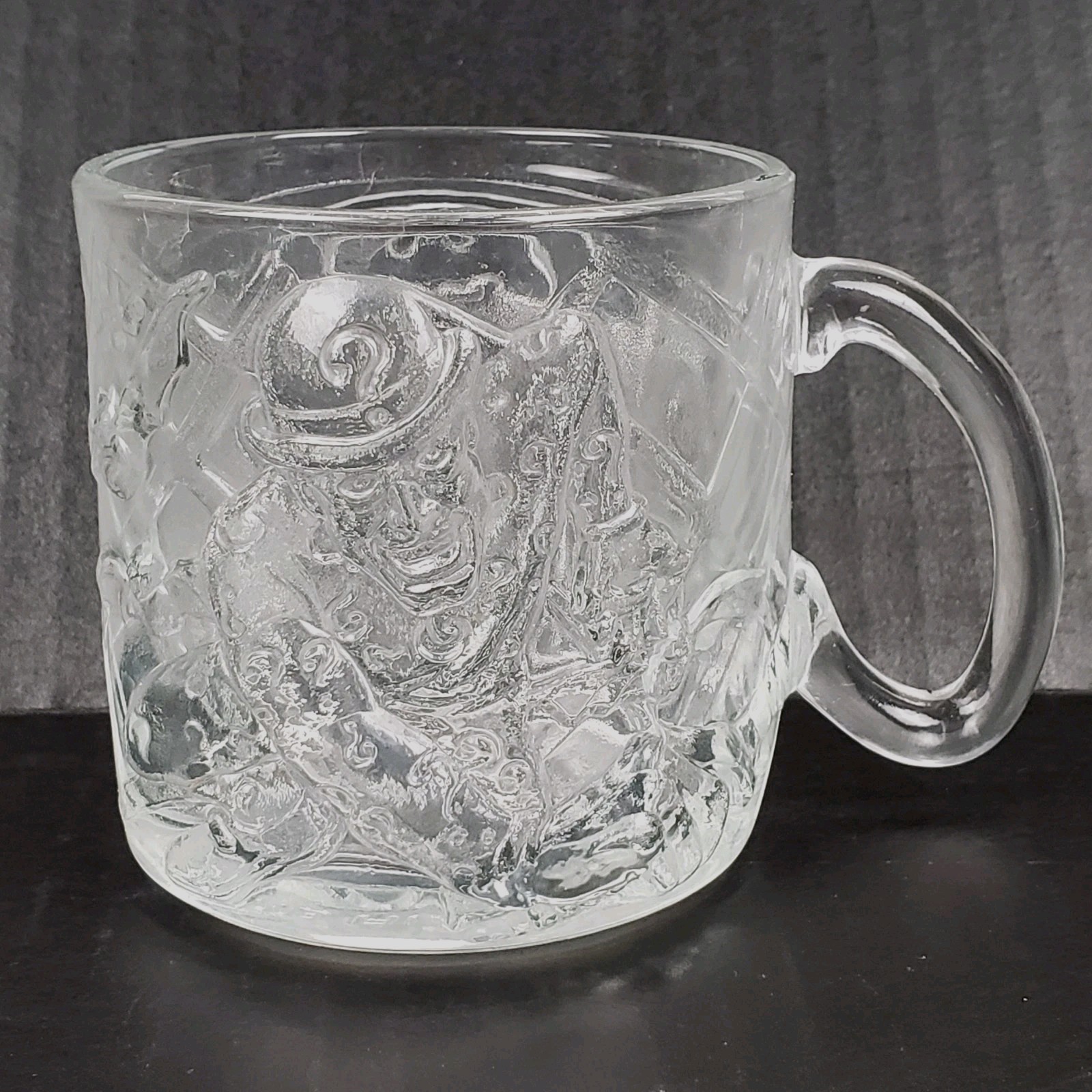Vintage 1995 McDonalds Batman Forever The Riddler Glass Coffee Mug DC Comics USA