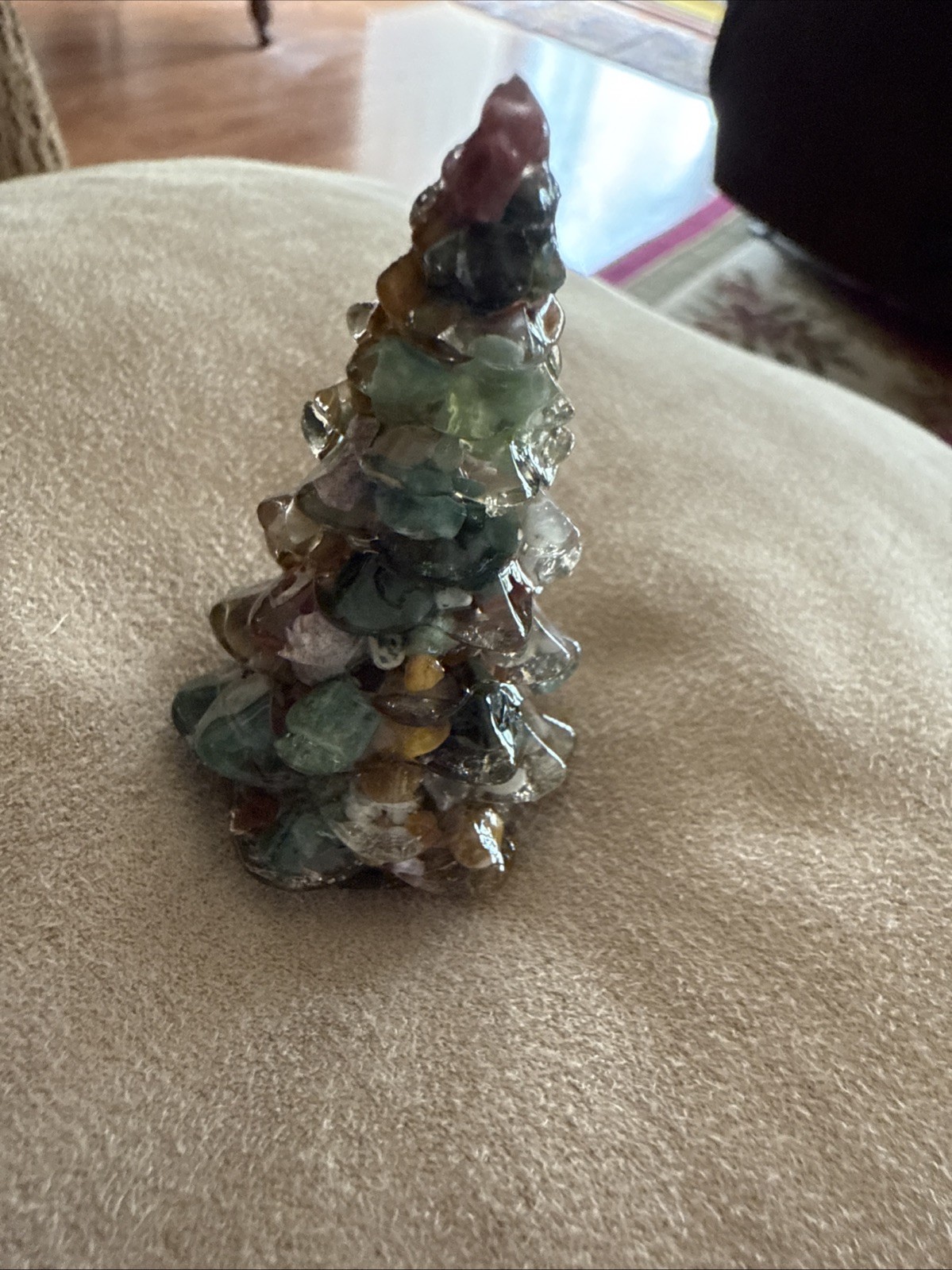 Check Out This Natural Christmas Gemstone Tree In Ocean Jasper Stones