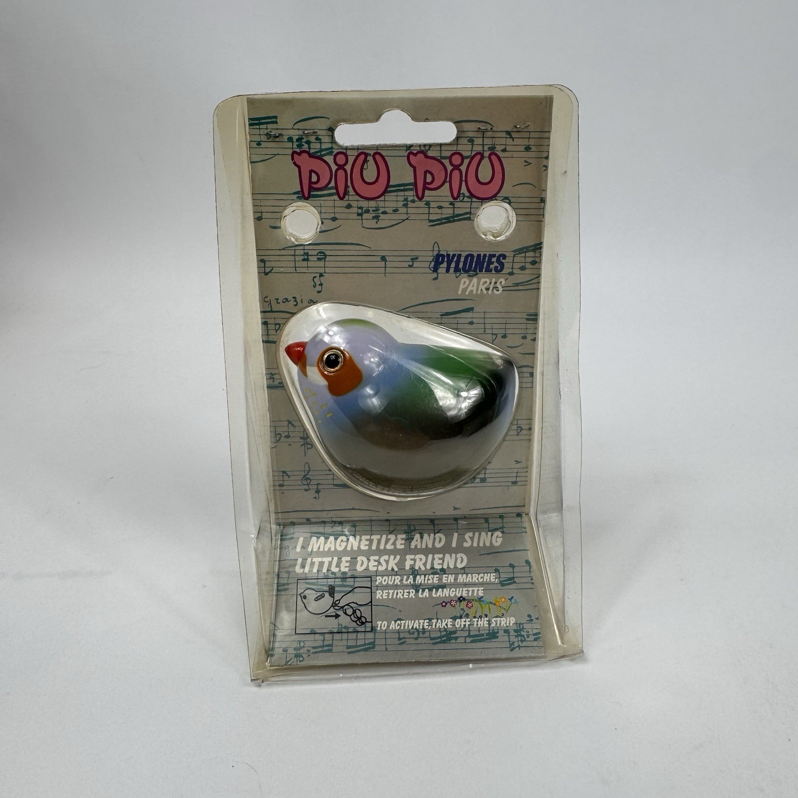 Piu Piu Desk Friend by Pylones Paris Magnetic and Singing Office Mate