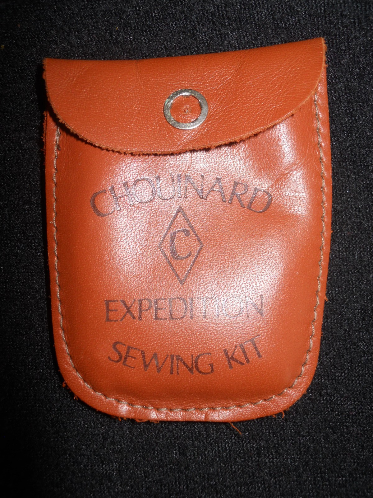 Vintage 1970s Chouinard Expedition Sewing Kit Leather Pouch Patagonia Never Used