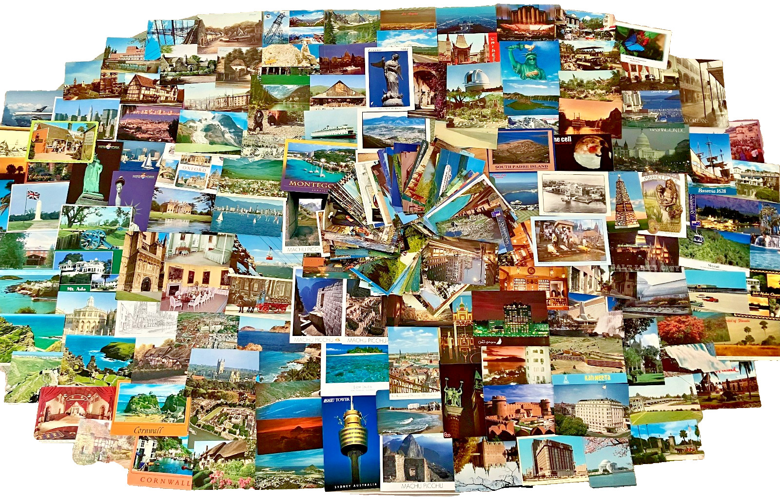Huge Lot 250 Vintage Postcards UNUSED Unmailed World Collection Global Travel Huge Lot 250 Vintage Postcards UNUSED Unmailed World Collection Global Travel