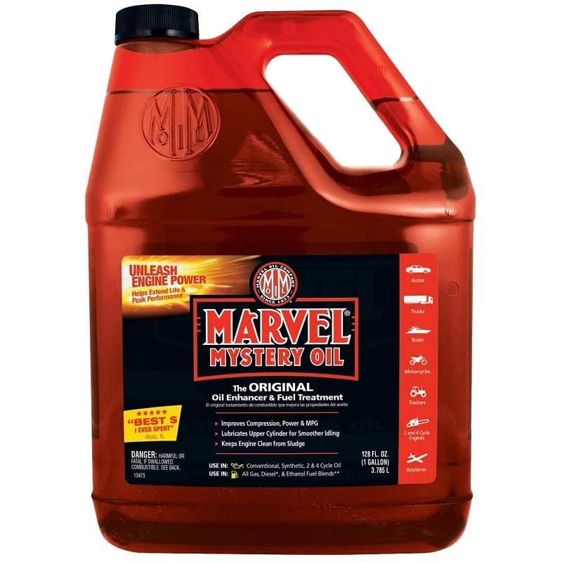 Marvel Mystery Oil MM14R Fuel and Oil Additive, 1 gal, Liquid