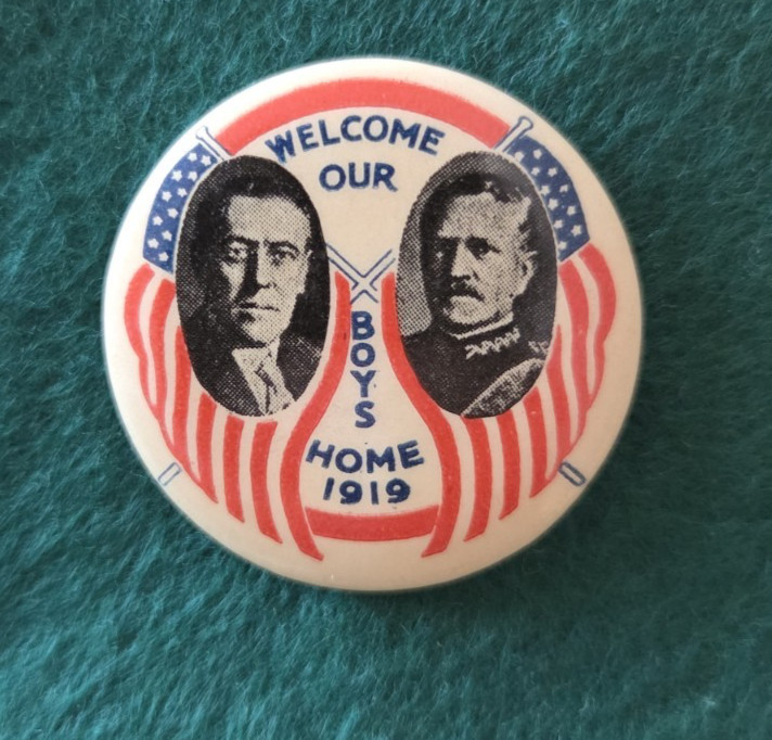 c. 1919 Woodrow Wilson WWI Gen. John Pershing 1.25\