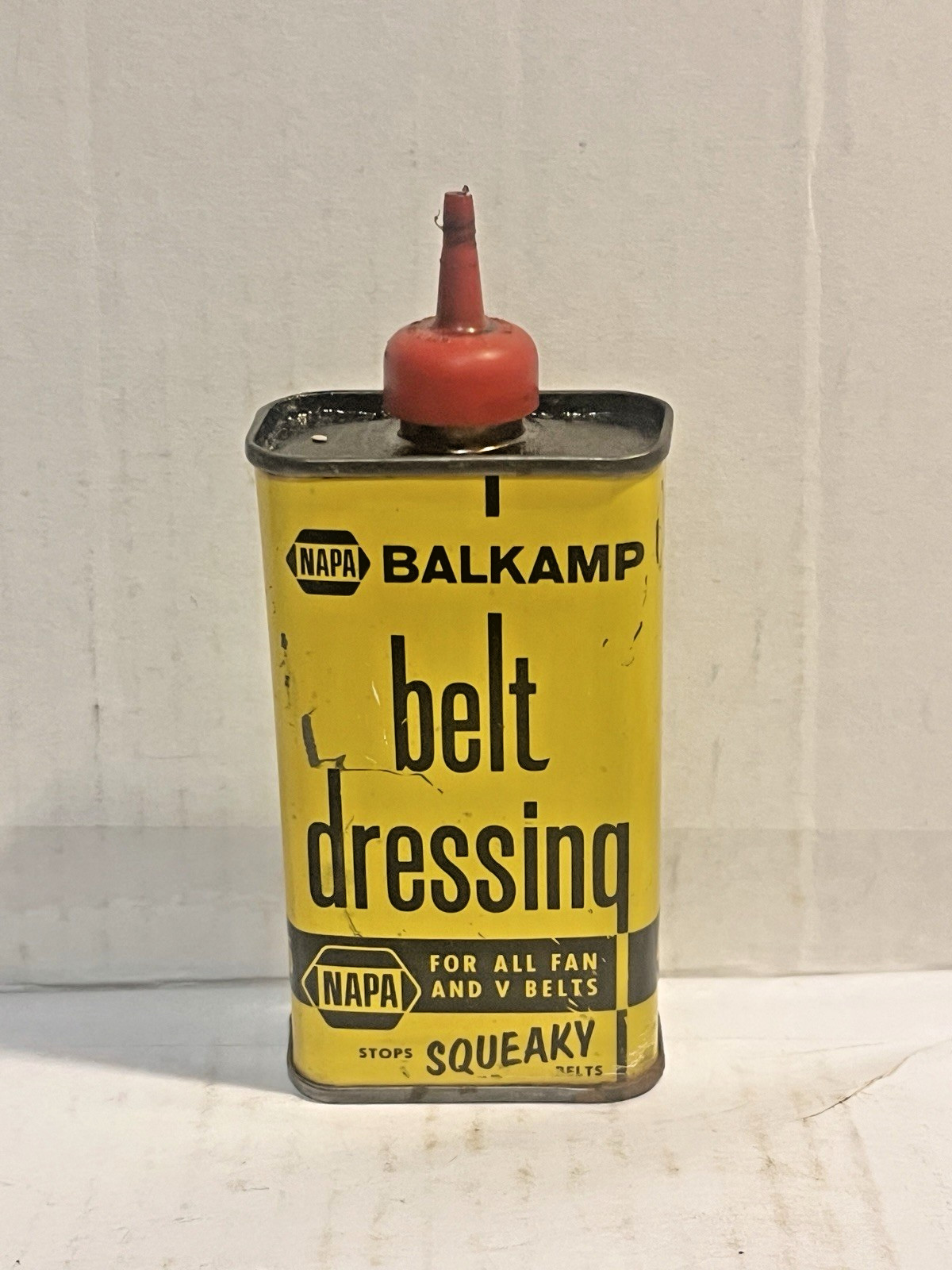 Vintage NAPA BalKamp Belt Dressing Can