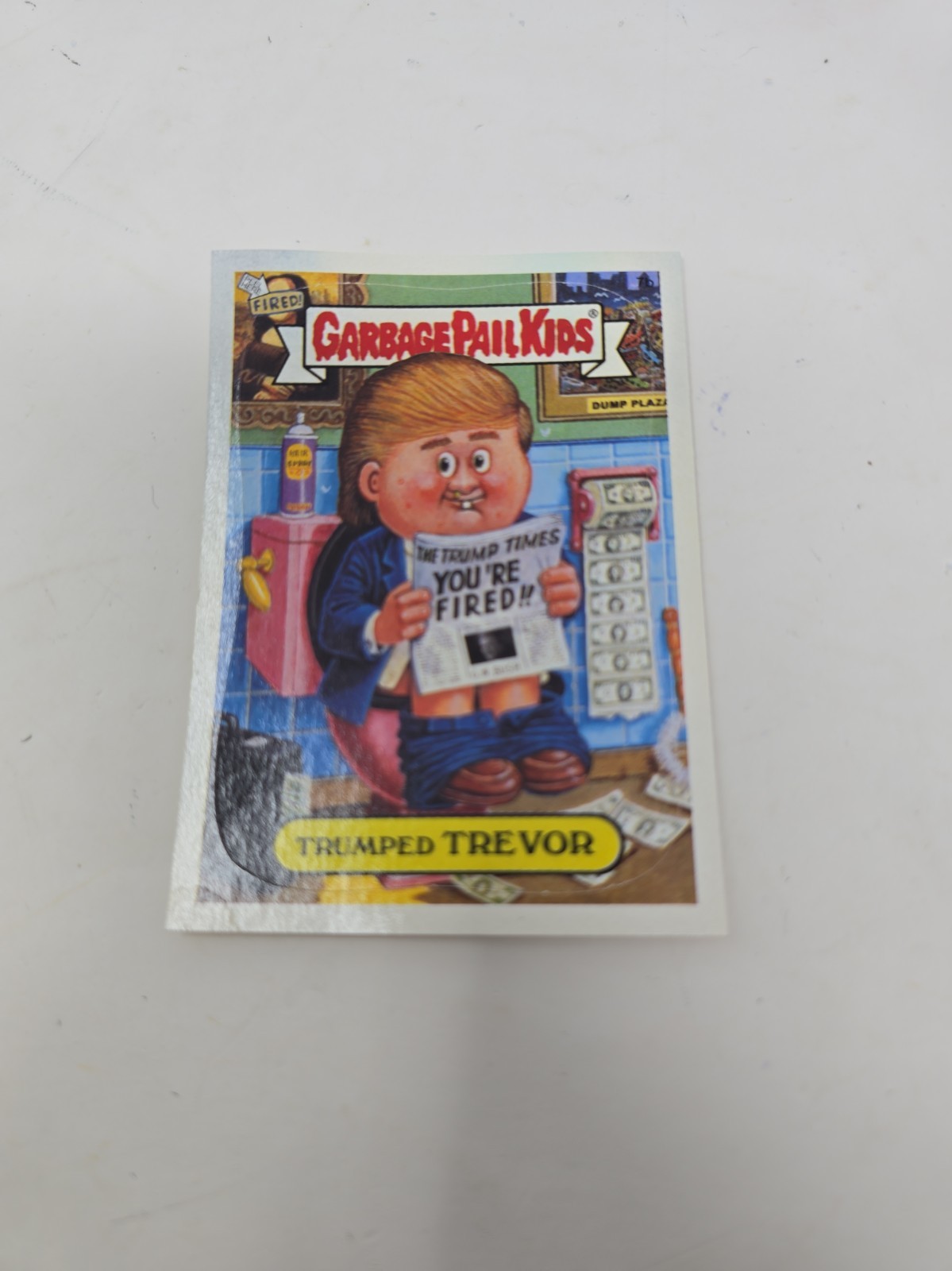 Donald Dump 2004 Topps Garbage Pail Kids Sticker Card Series 3 #14 Donald Trump