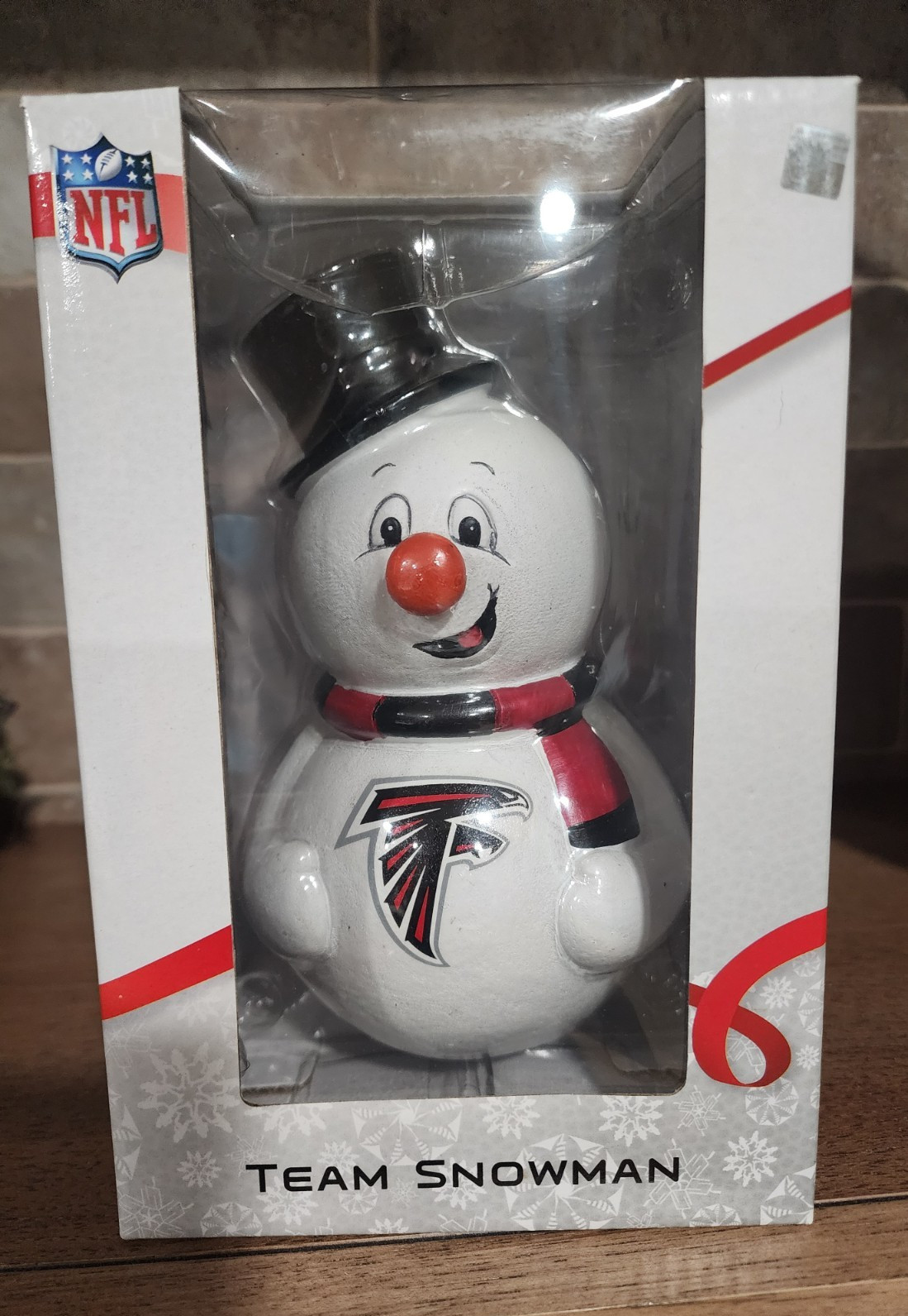 NFL Atlanta Falcons Team Snowman - Forever Collectables NFL Atlanta Falcons Team Snowman - Forever Collectables