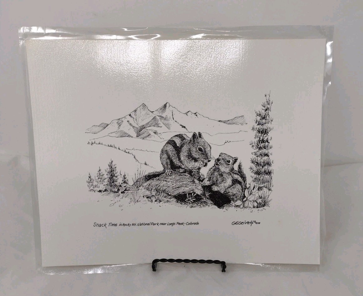 G.E. Geivett Print 1978 \