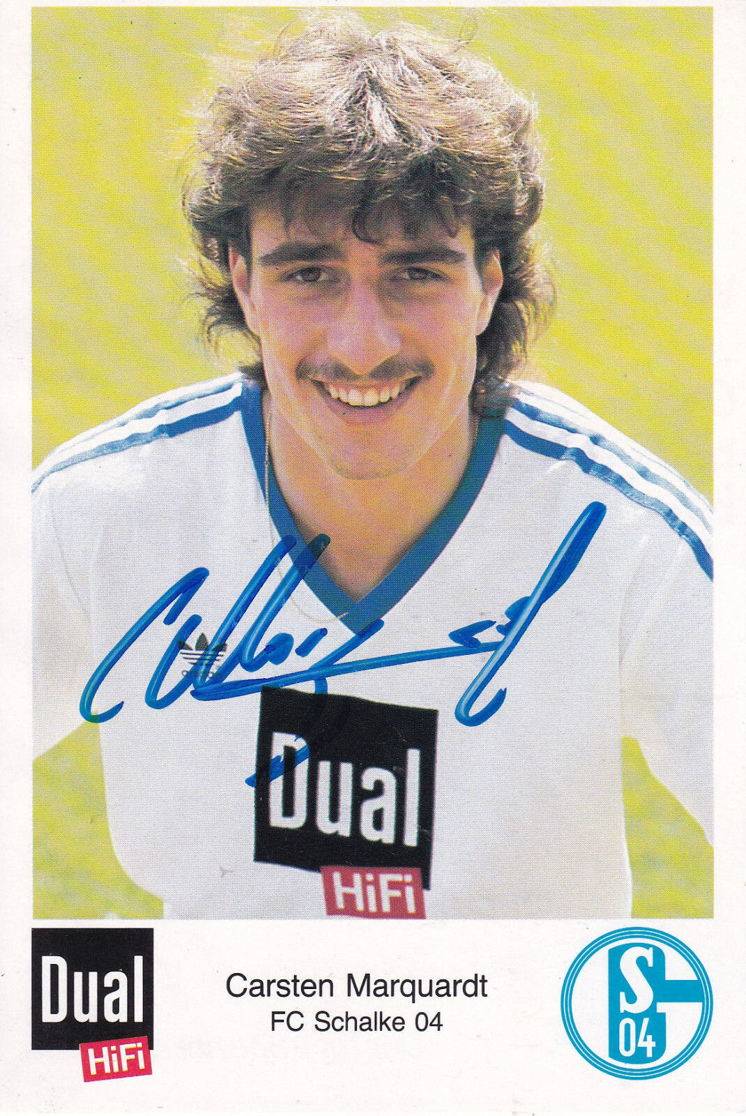 Autograph - Carsten Marquardt (FC Schalke 04) - 1987/1988