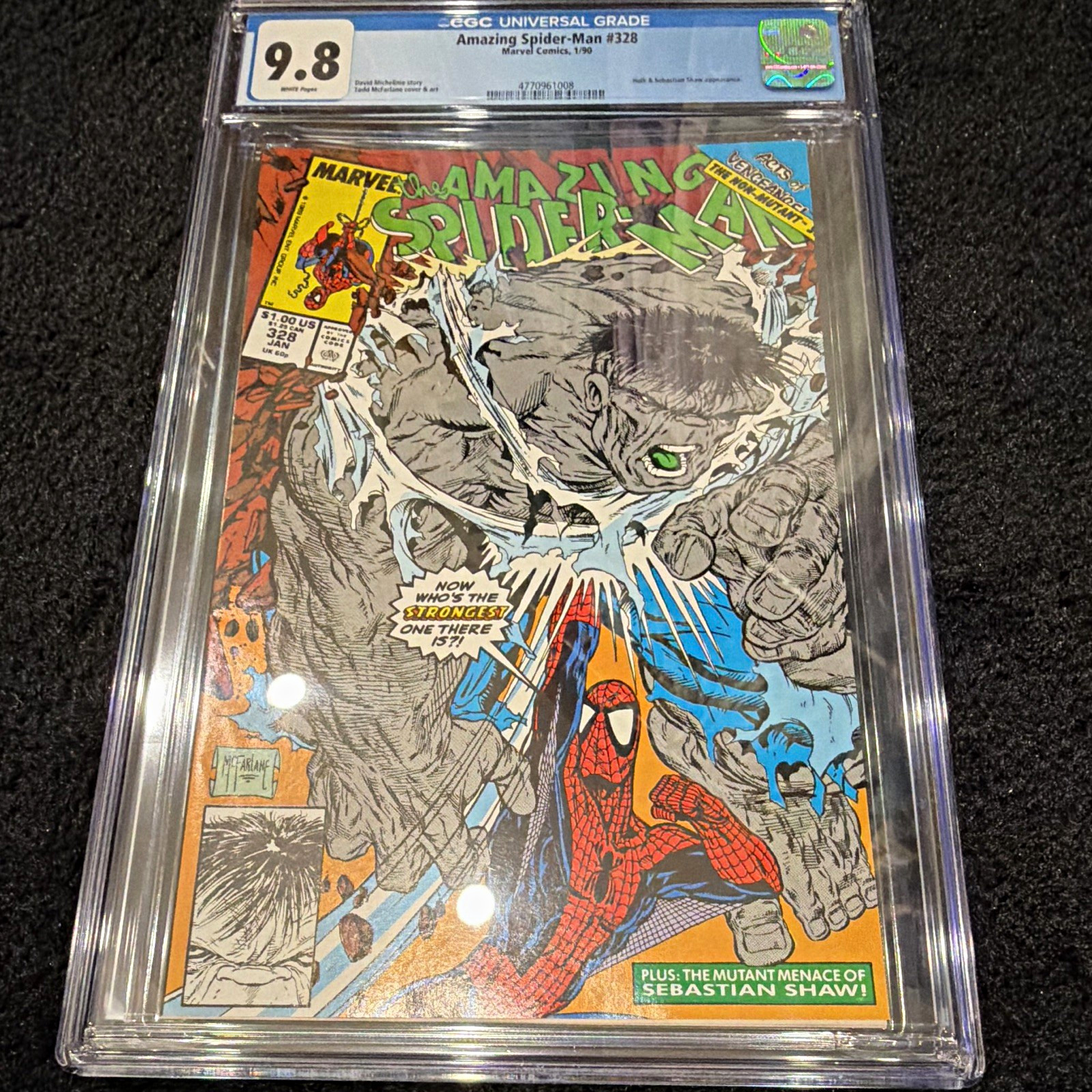 The Amazing Spider-Man #328 CGC 9.8 (1991) Marvel Comics David Michelinie Hot