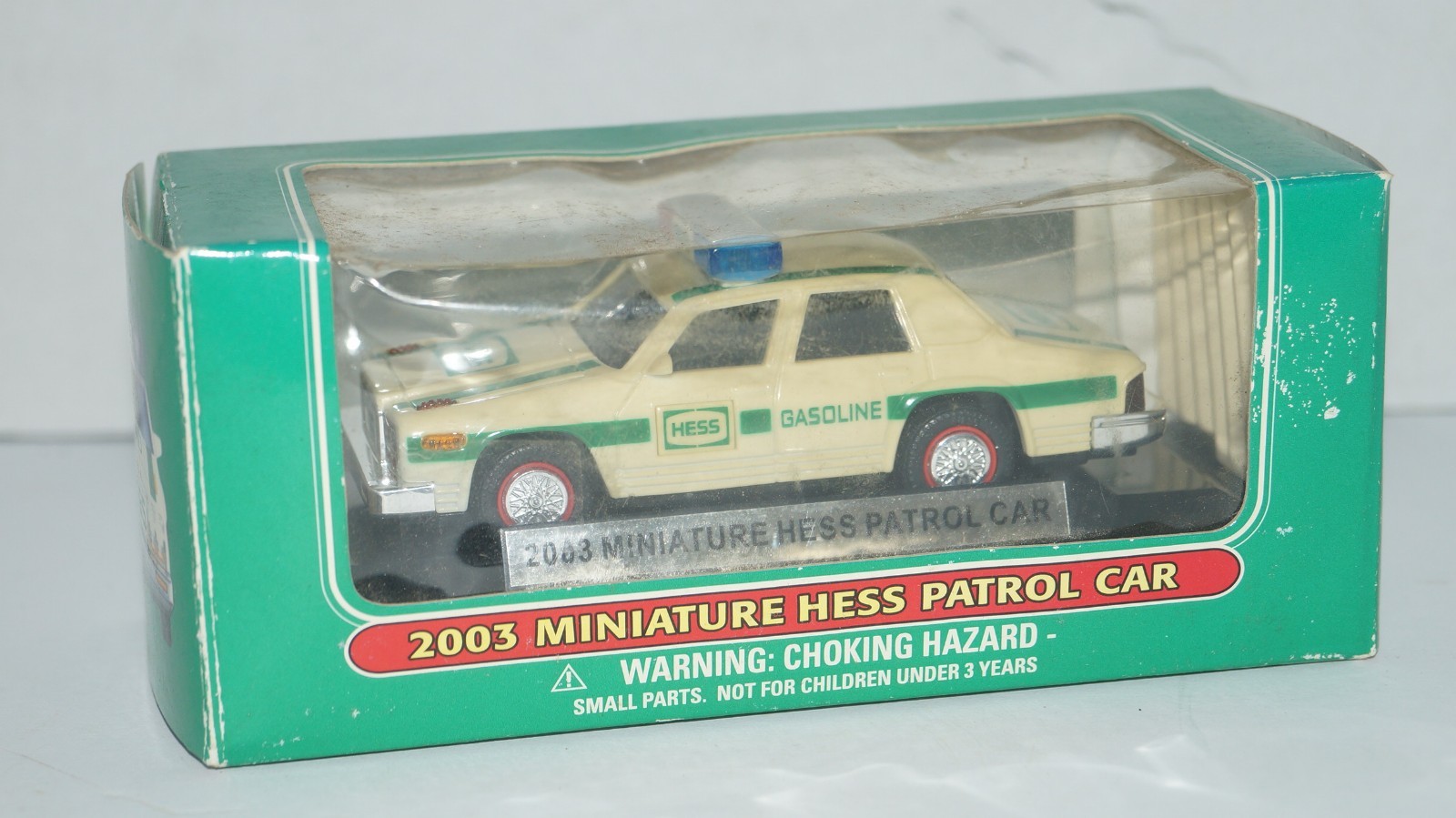2003 Miniature Hess Gasoline Patrol Car - New In Box