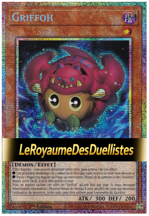 Yu-Gi-Oh Griffoh Starlight Rare CORI-FR004 1st Edition FR