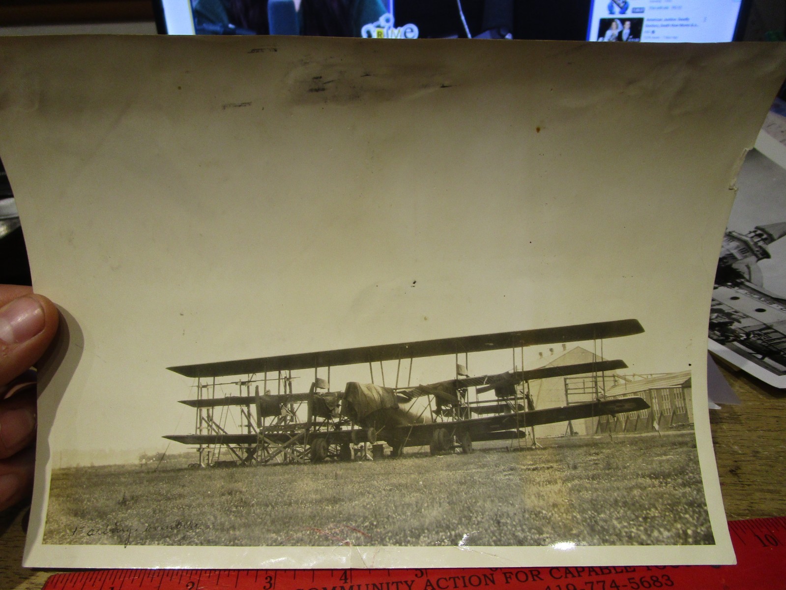 J26 Old Picture Photo Barling Bomber Airplane San Antonio Texas Wittemann-Lewis