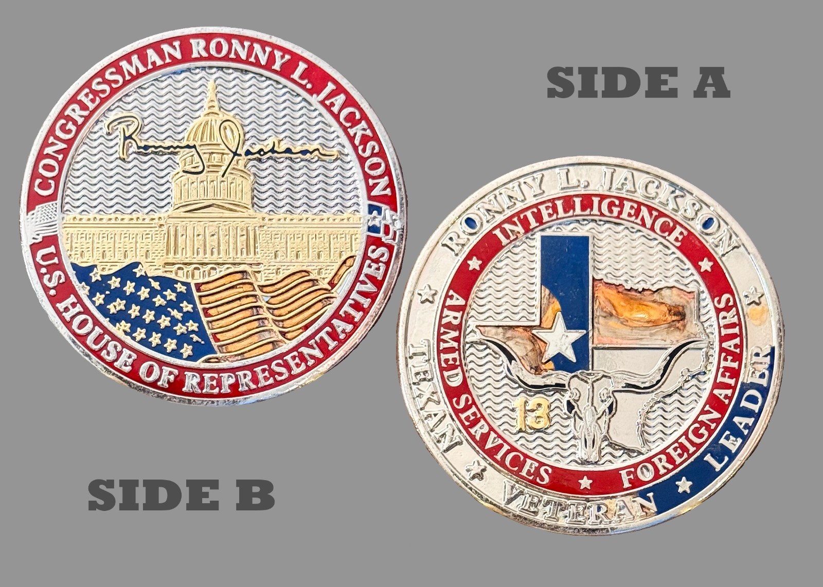 Congressman Ronny L. Jackson Challenge Coin  1#29