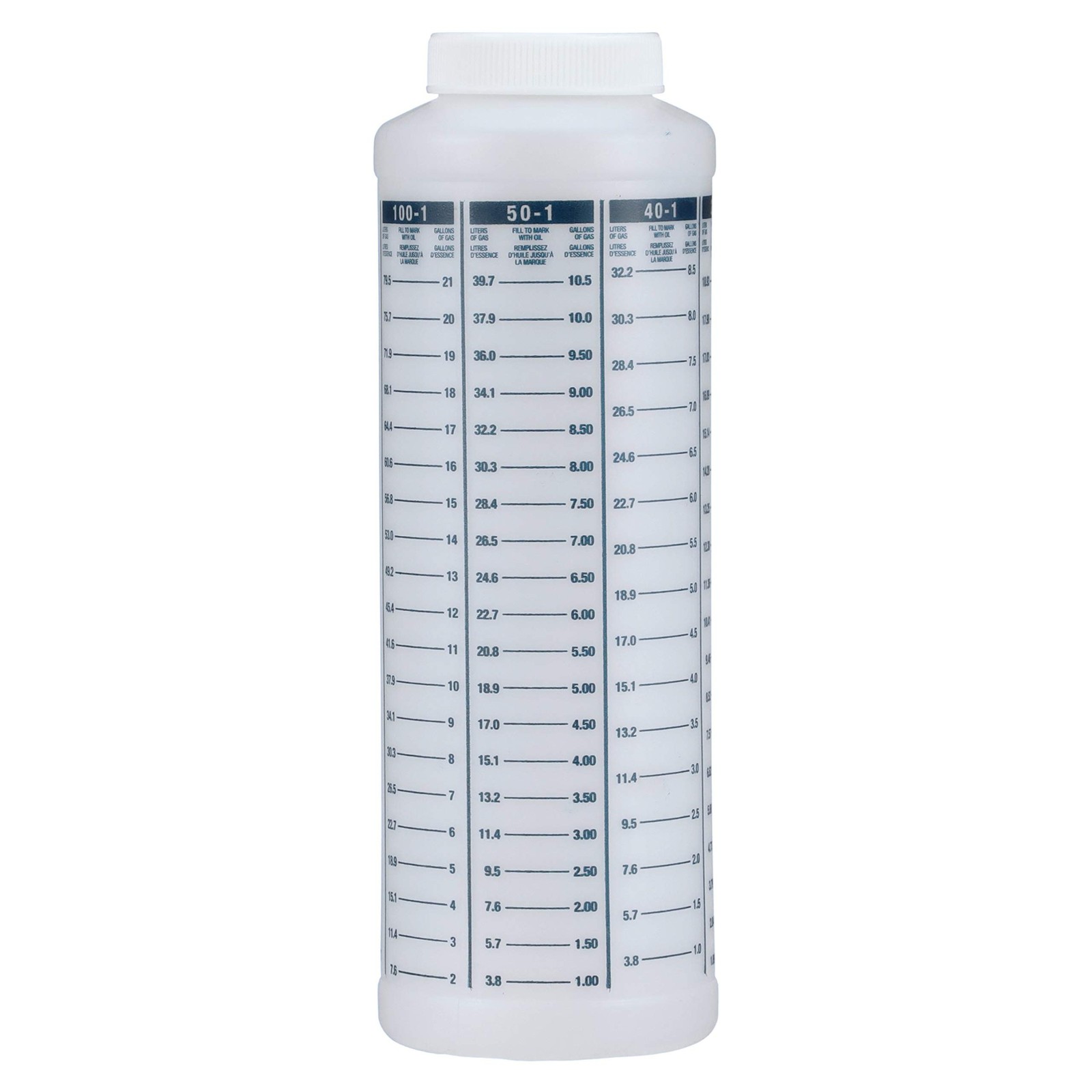 Attwood 11873-1 Wide-Mouth Marine Fuel/Oil Mixing Bottle, 1-Quart