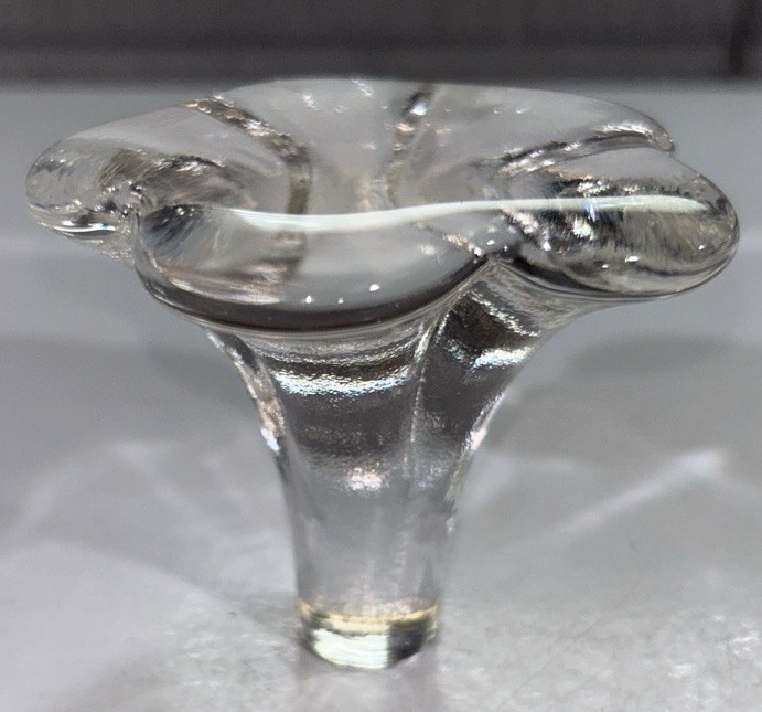 Vintage Large American Brilliant Cut Crystal Glass Stopper  2.75 Tall