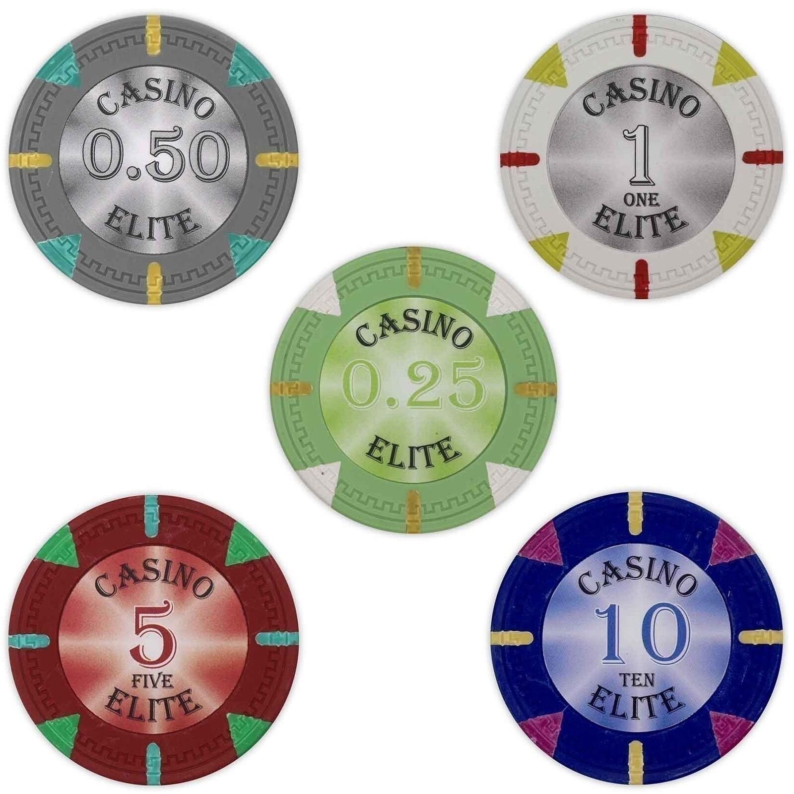 Cash Game 500 Casino Elite Poker Chip Set Bulk Perfect for .25/50 Cents Blinds Cash Game 500 Casino Elite Poker Chip Set Bulk Perfect for .25/50 Cents Blinds