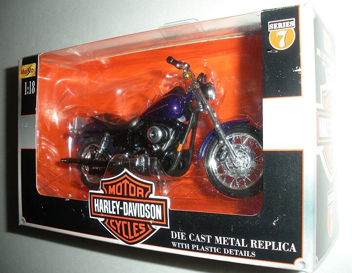 MAISTO HARLEY DAVIDSON SERIES 7  2000 FXDX  DAMAGED PACKAGING NEW