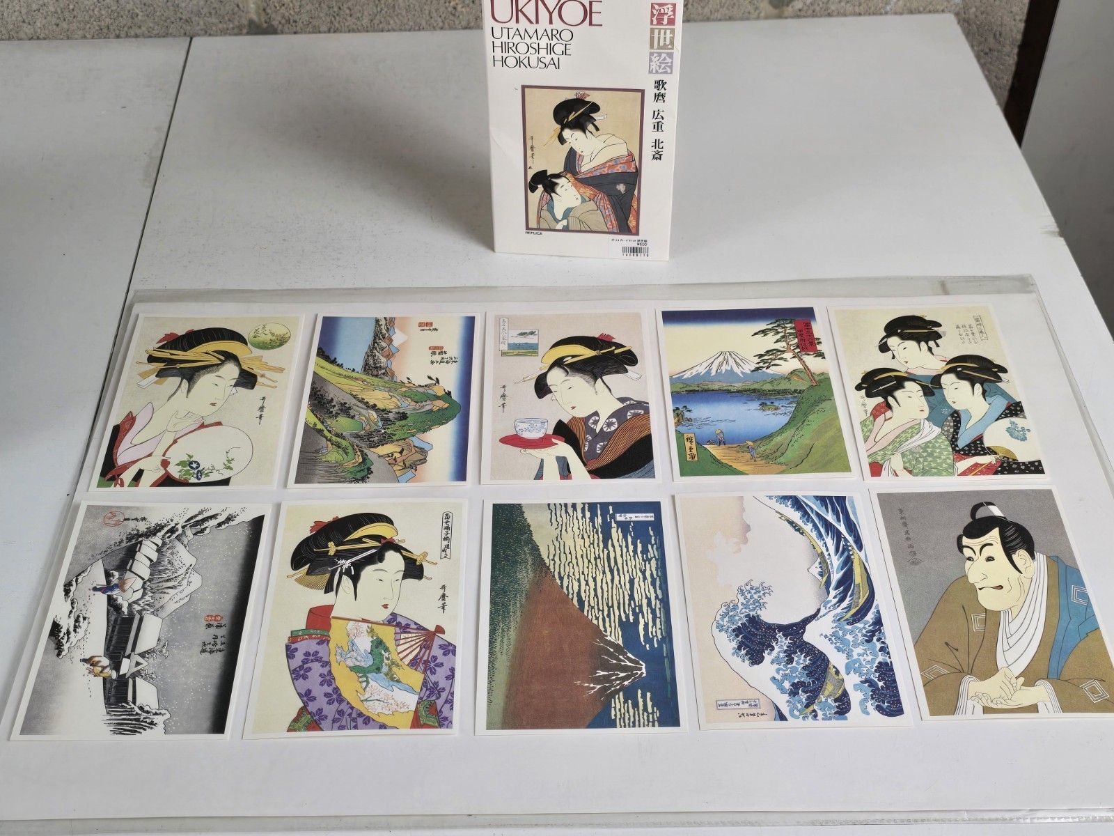 Pack of 10 Postcards JAPANESE UKIYO-E Kitagawa Utamaro