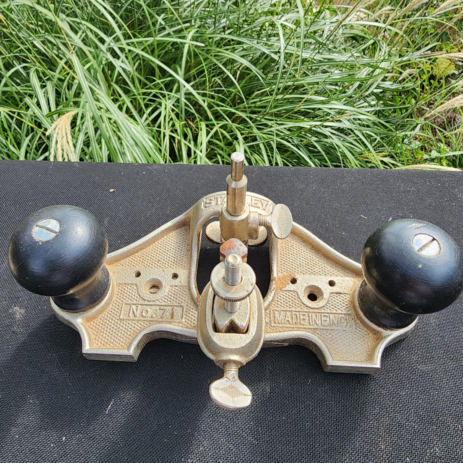 Vintage Stanley No 71 Router Plane - Made in England - With Depth Gauge & Shoe