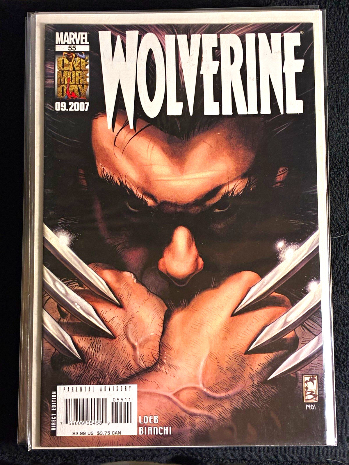 Marvel Comics Wolverine #55 2007 Direct Edition Jeph Loeb Simone Bianchi