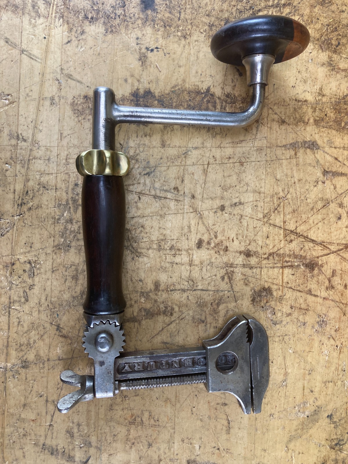 Lowentraut Mfg Co 20th Century Combination Buggy Wrench Pat Johnston Brace Multi