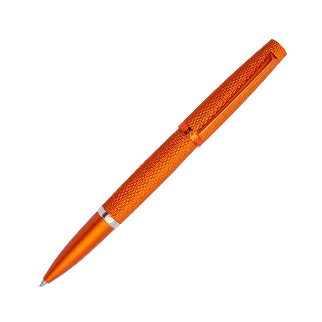 Diplomat Viper Rollerball Pen in Orange Guilloche - NEW in Box