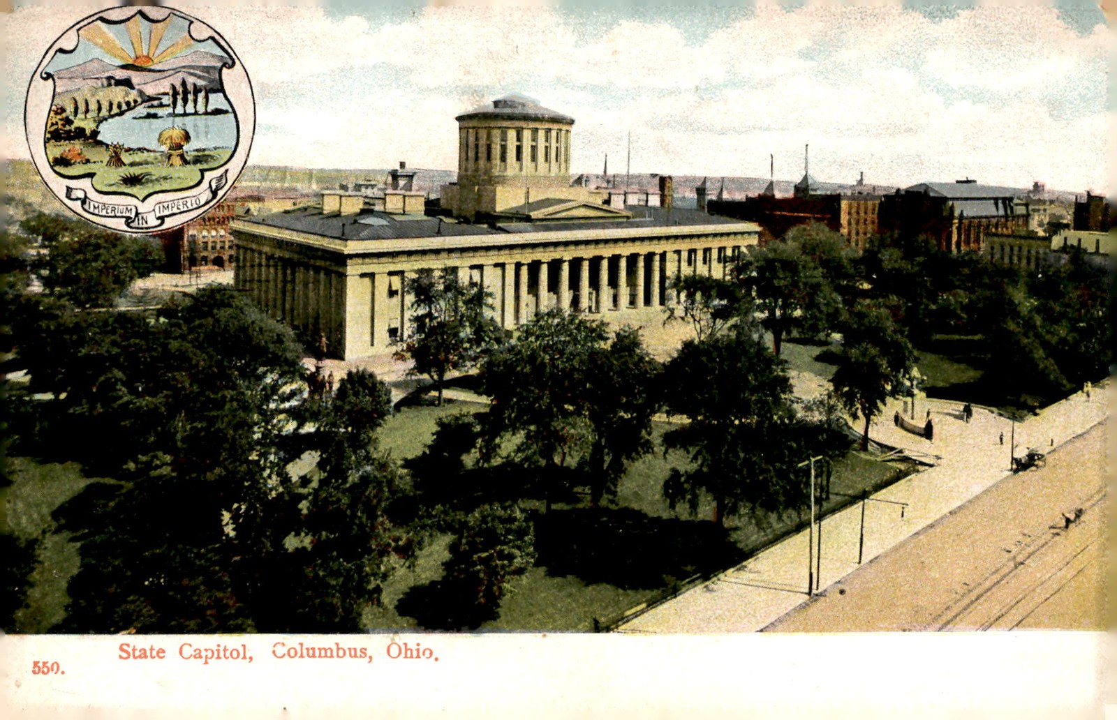 State Capitol, Columbus, Ohio - 1900 Postcard State Capitol, Columbus, Ohio - 1900 Postcard