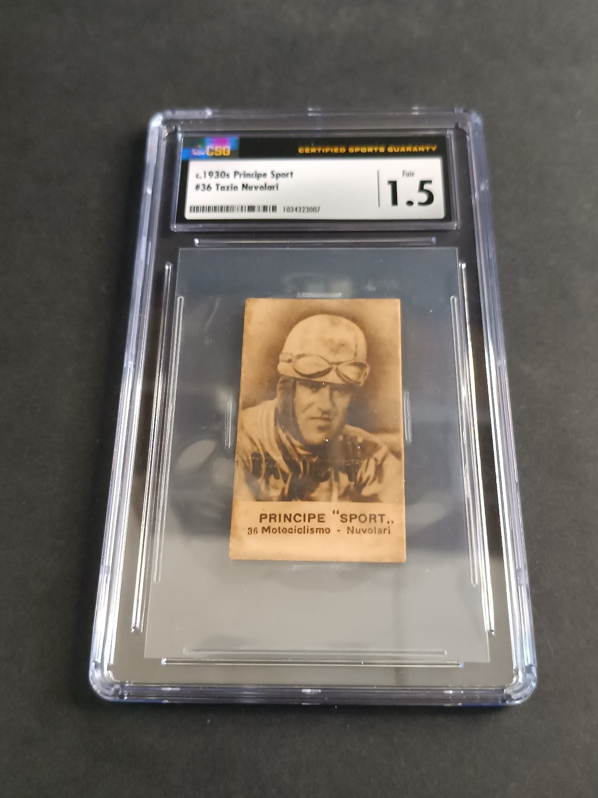 Prince Sport c. Figure 1930 # 36 CSG 1.5 Tazio Nuvolari