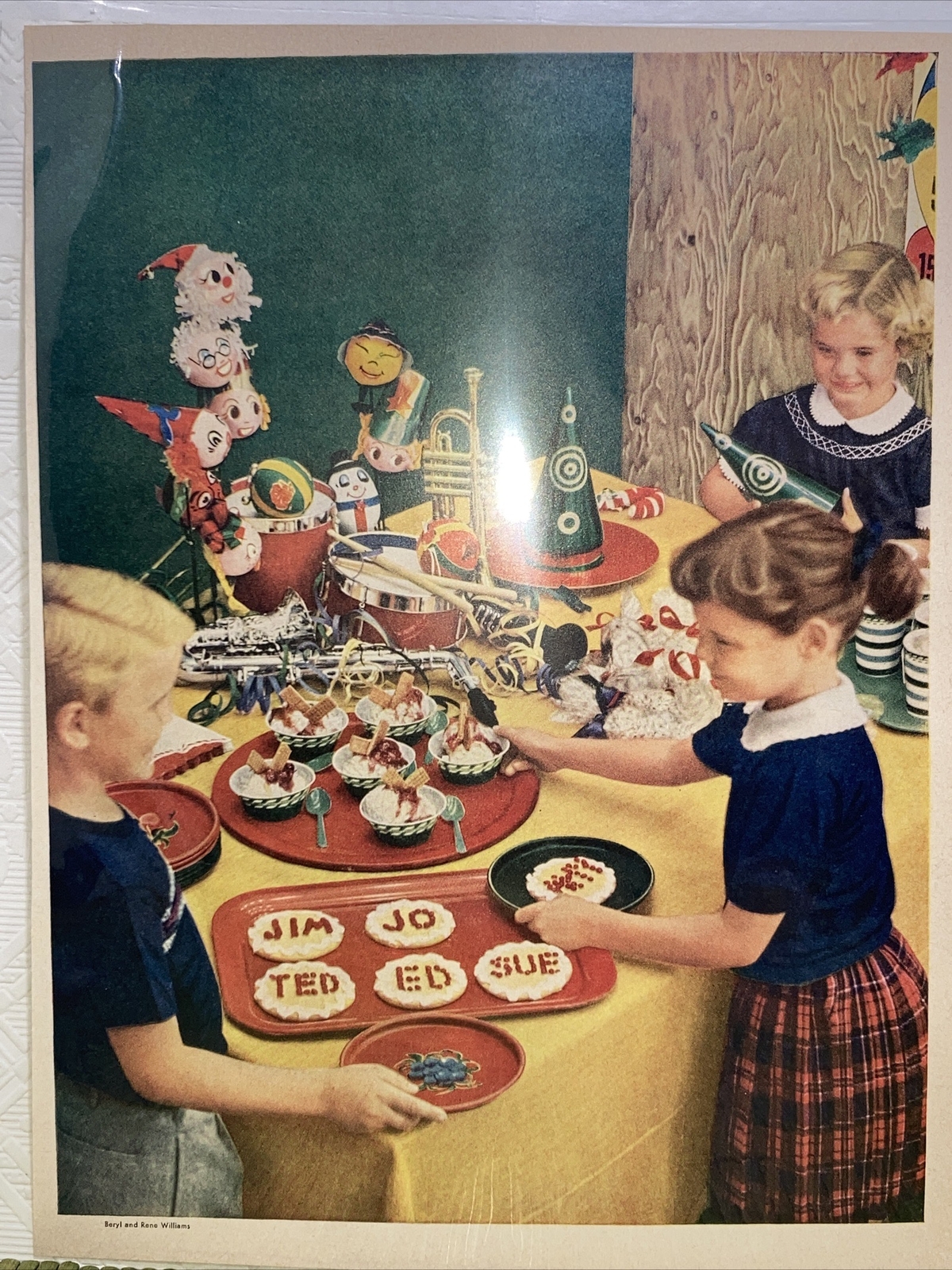 Kids New Years Party Home Improvement 1956  Print Ads Better Homes & Gardens