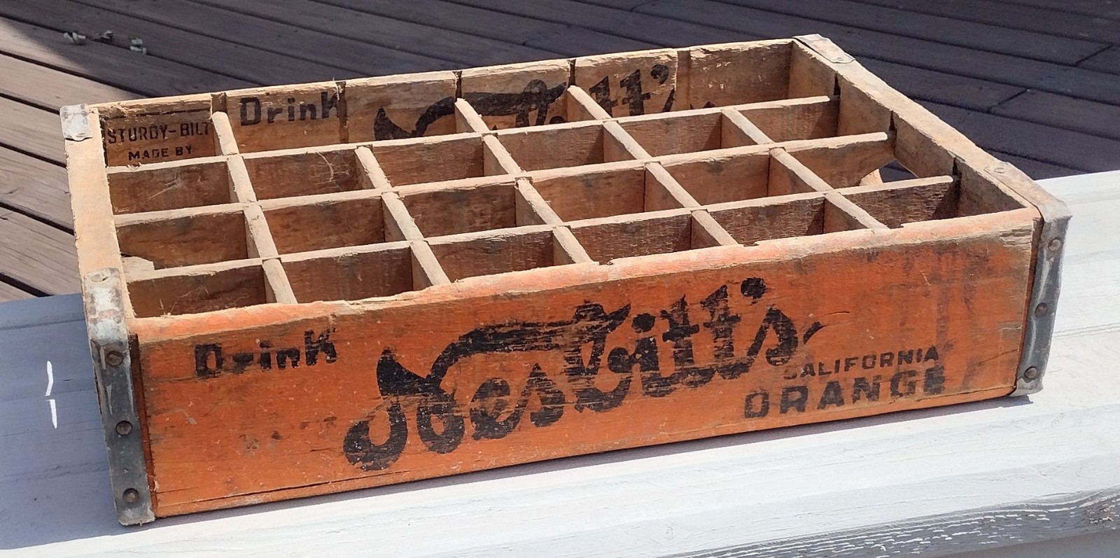 Nesbitt's Orange Drink soda crate 