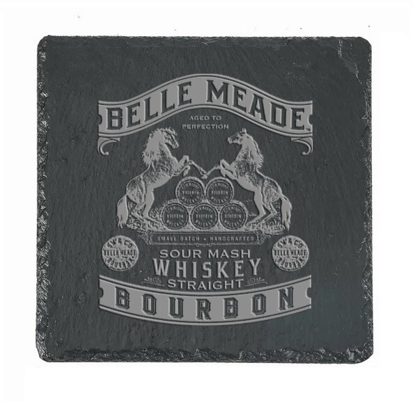 BELLE MEADE Whiskey Slate Coaster