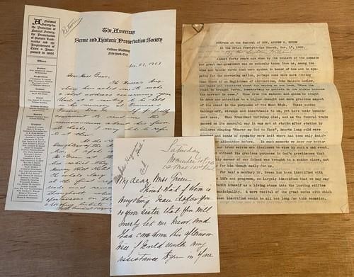 Rare 1903 MEMORIALS TO ANDREW H GREEN by Leighton Williams & Eugene Hagaman Hall
