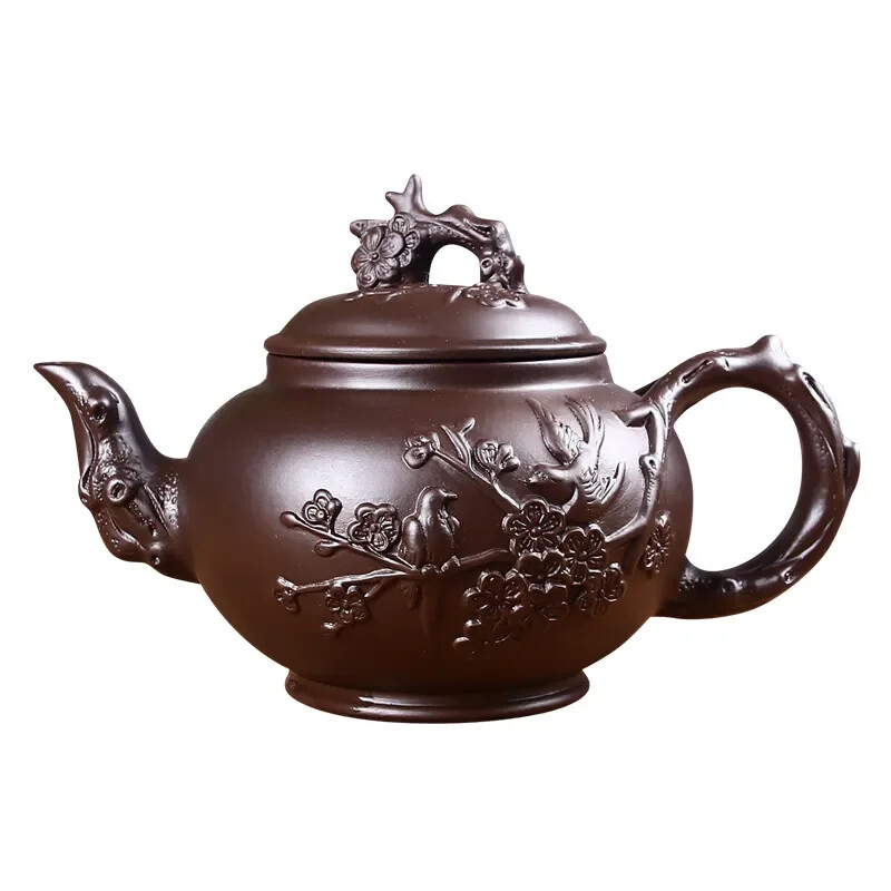 Yixing Purple Sand Pot Large Capacity Bubble Teapot Handmade Ceramic Single Pot