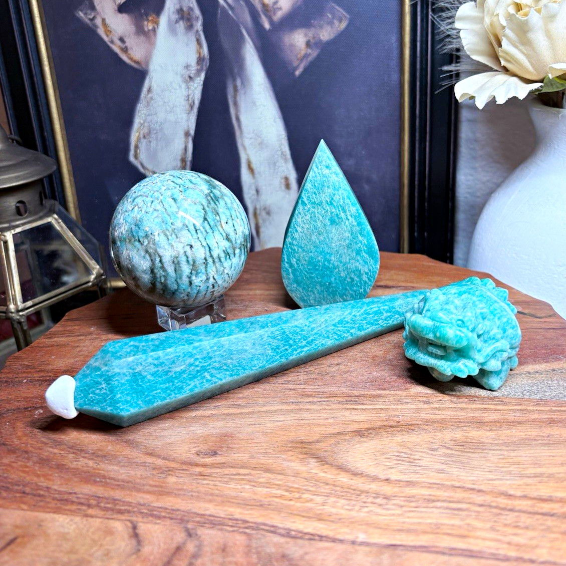 Amazonite High Quality Crystal Bundle Amazonite High Quality Crystal Bundle