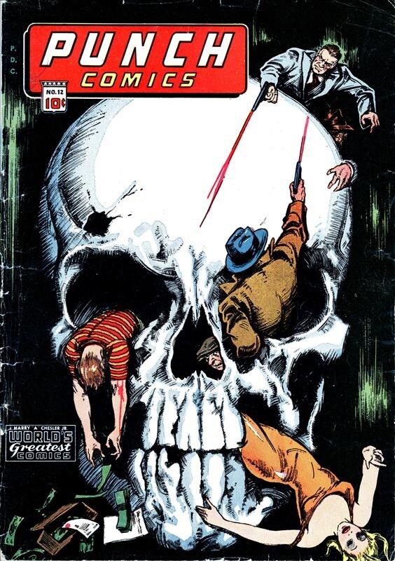 Punch Comics #12 Photocopy Comic Book