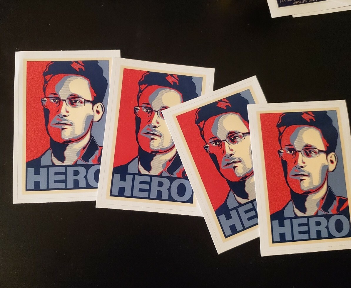 Abolish the NSA Anti Deep State Pro Liberty Ed Snowden Bumper STICKER 2020