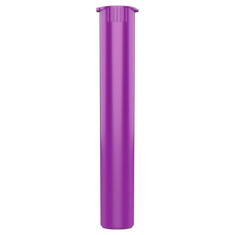 116mm Purple Pop Top Pre-roll Storage Tube Glass Water Pipe
