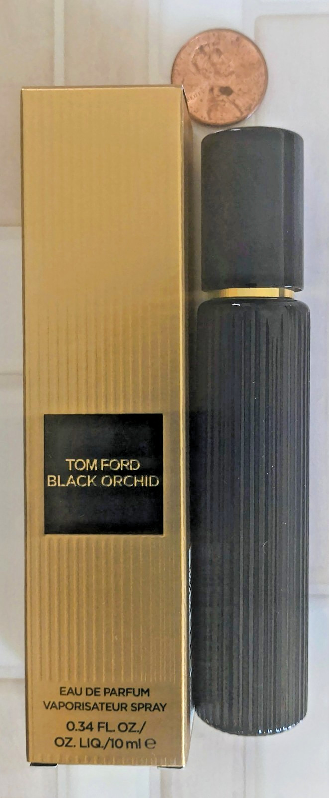 TOM FORD Black Orchid TRAVEL Spray PERFUME EDP *SEALED IN BOX* 0.34 oz 10ml