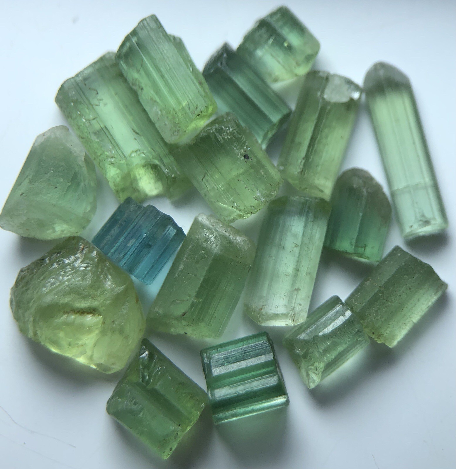 Facet Rough Jewelry Size Tourmaline Lot From Afghanistan Clarity I & Si 20.15 Ct