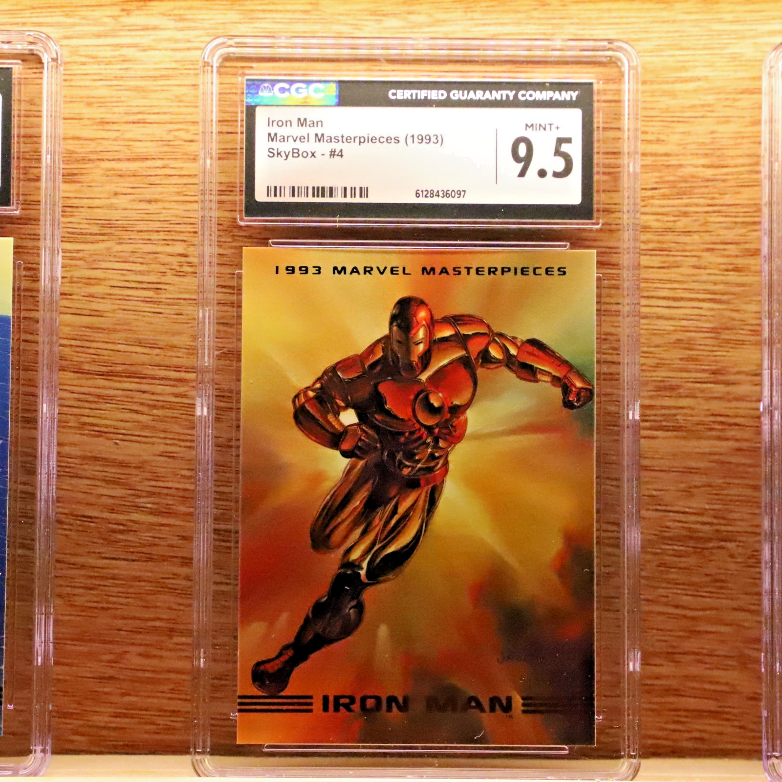 Iron Man - 1993 SkyBox Marvel Masterpieces #4 CGC 9.5 MINT+