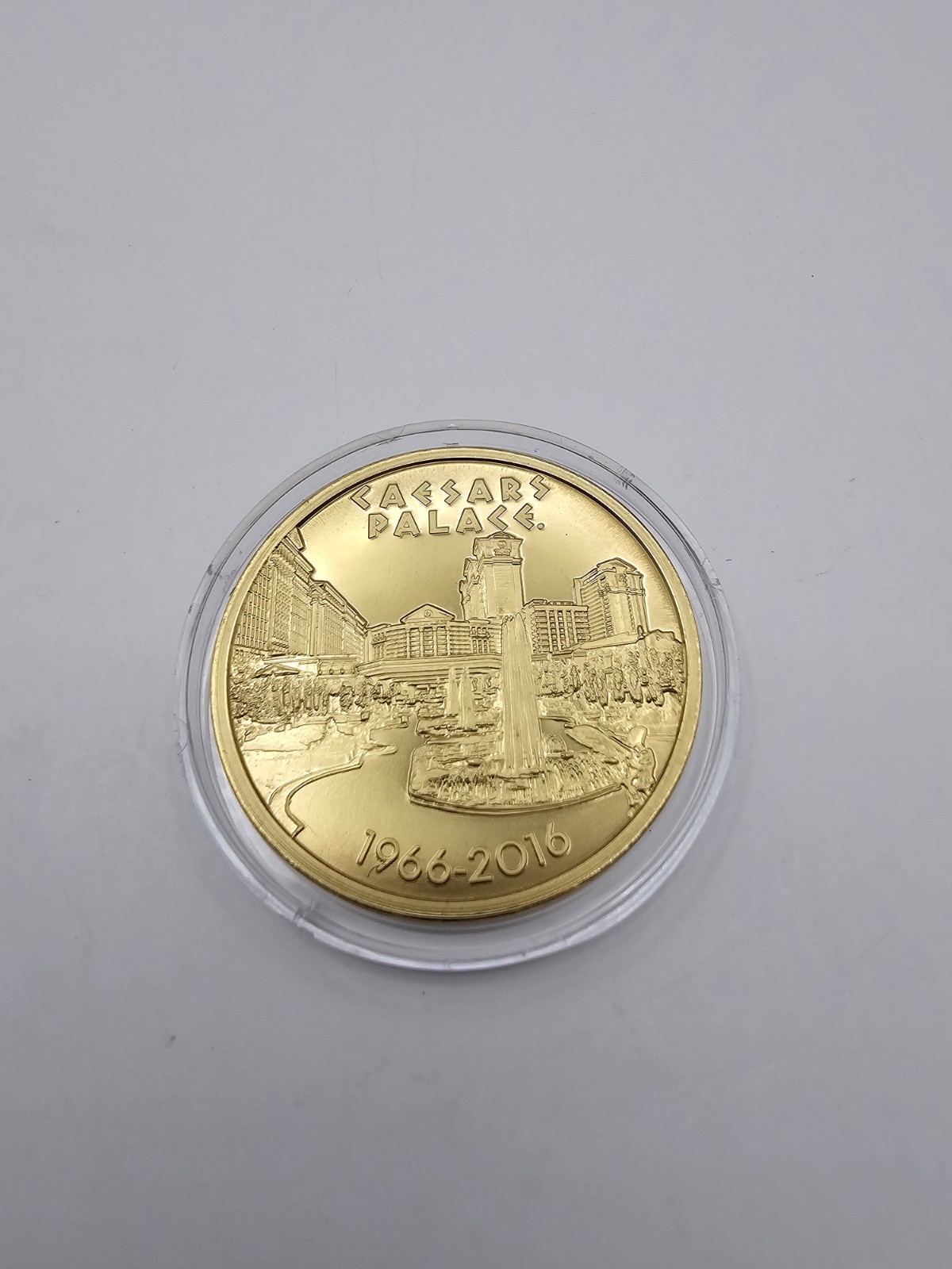 Ceasars Palace Las Vegas 2016 50th Anniversary Collectible Coin 