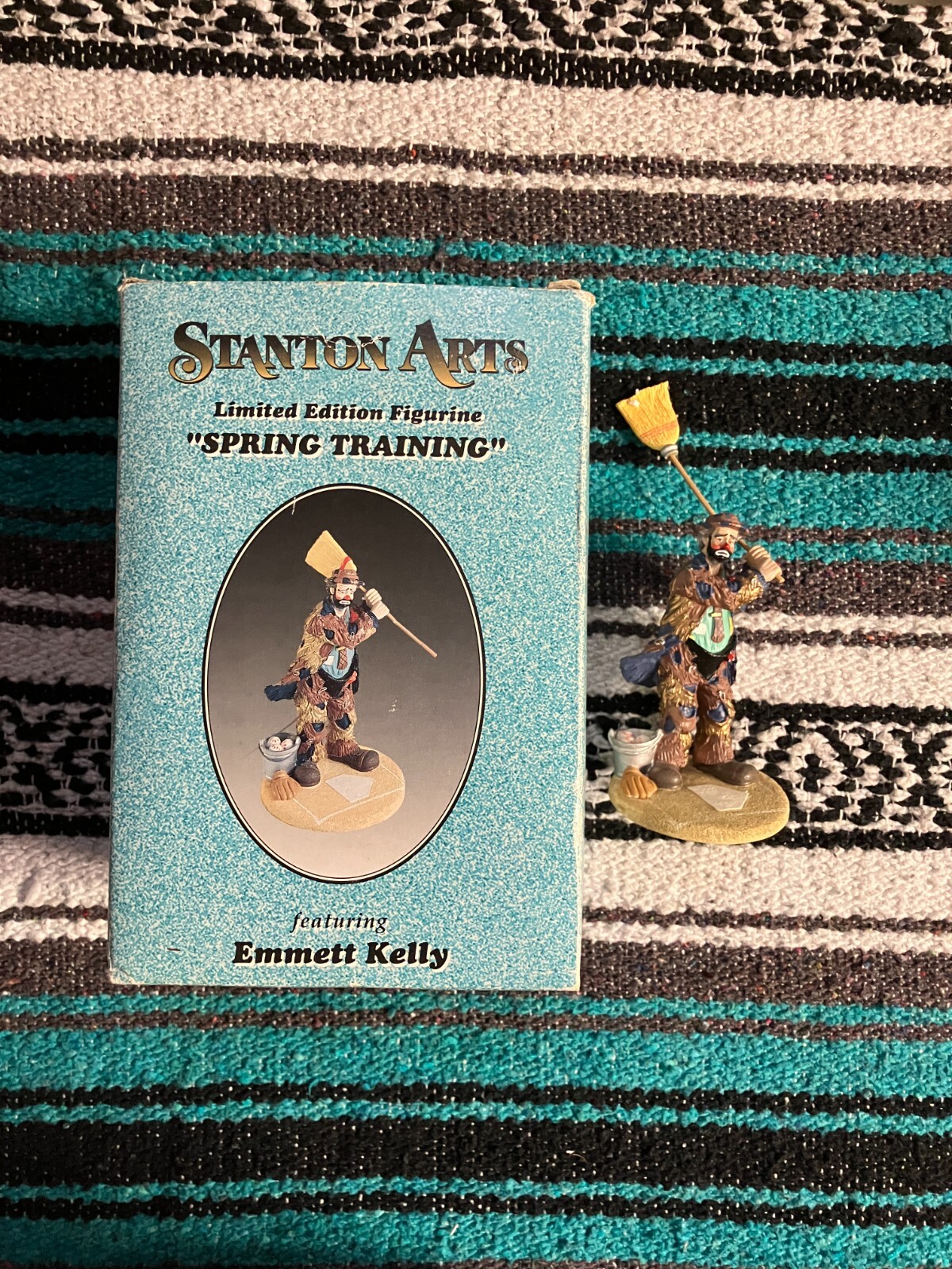 Stanton Arts Limited Edition Emmett Kelly Spring Training Clown Porcelain w/ Box