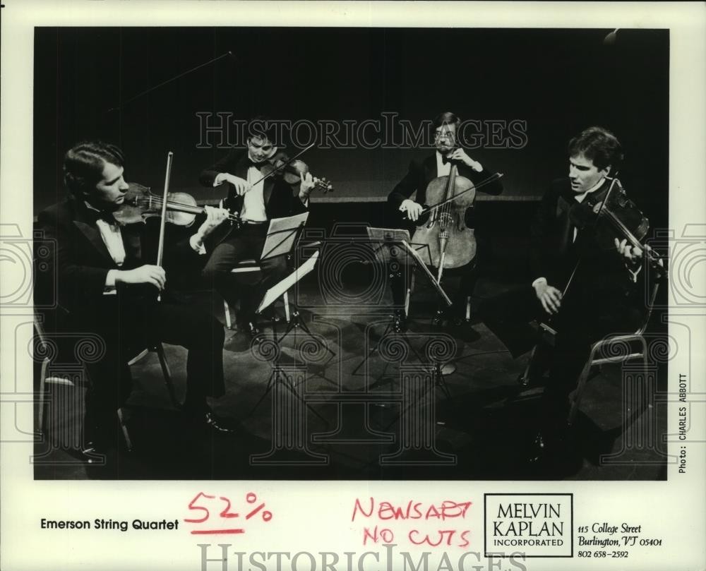 1988 Press Photo The Emerson String Quartet - nop24090 1988 Press Photo The Emerson String Quartet - nop24090