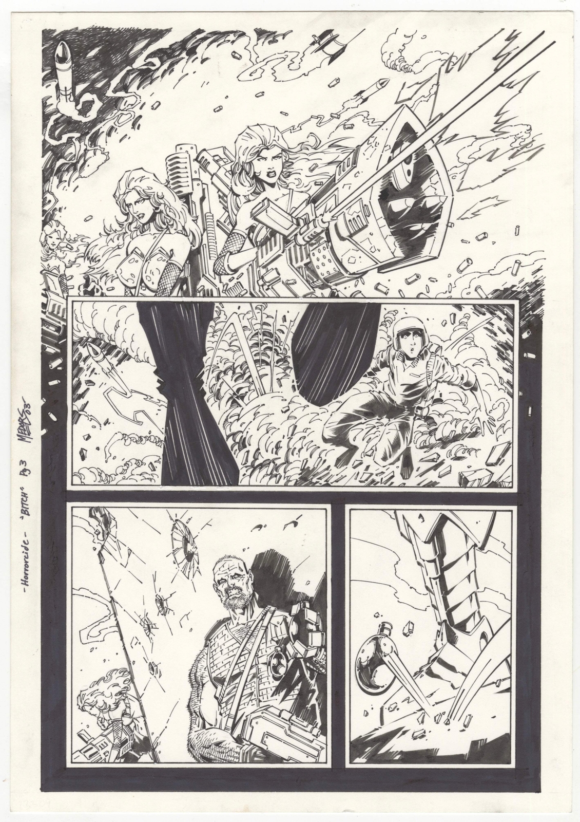 Horrorcide \'Bitch\' Page 3 Josh Medors