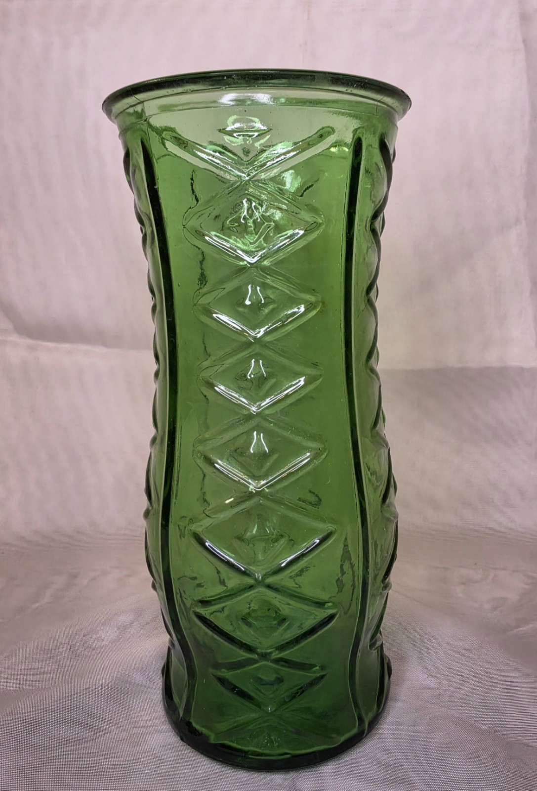 E O Brody Co Green Glass Vase