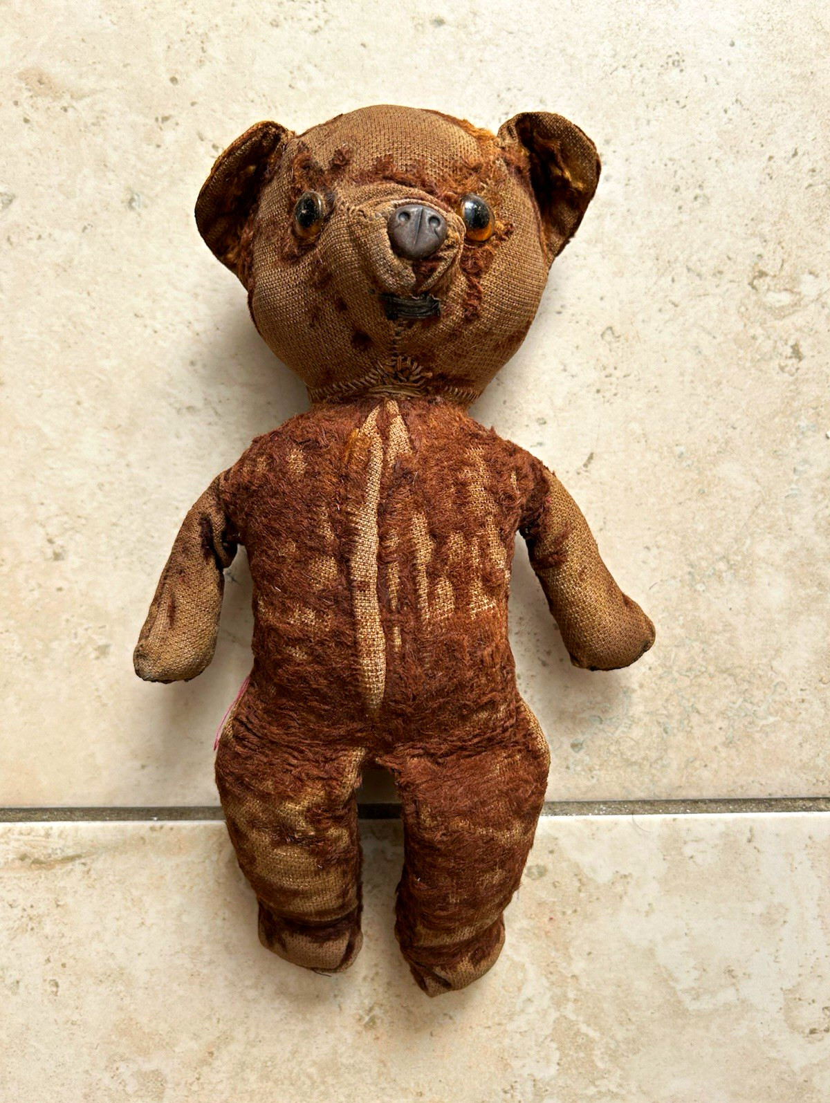 Antique Brown Primitive Teddy Bear
