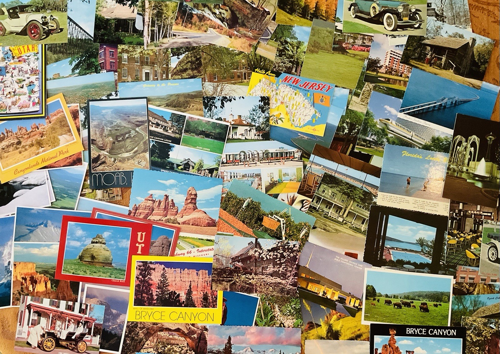 Bulk Vintage Postcards Ephemera Collection – 200+ Unused, US & Worldwide Views