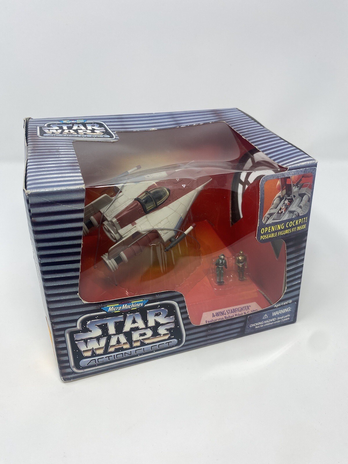 RARE STAR WARS A-WING STARFIGHTER micro machines action fleet galoob ERROR RARE STAR WARS A-WING STARFIGHTER micro machines action fleet galoob ERROR