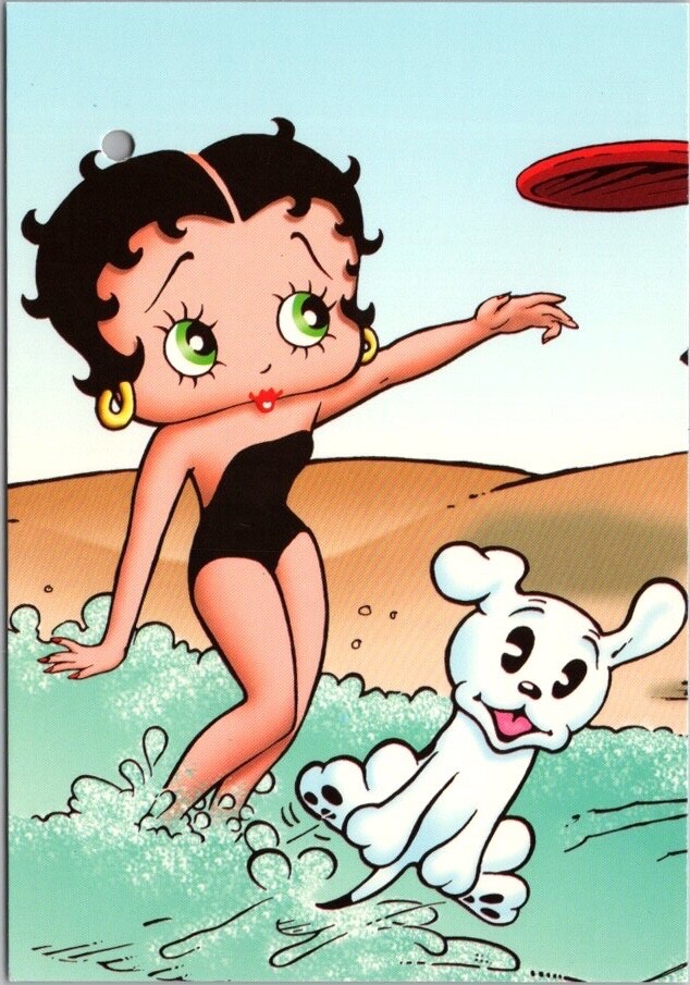 Vintage 2000s BETTY BOOP Cartoon 4x6\