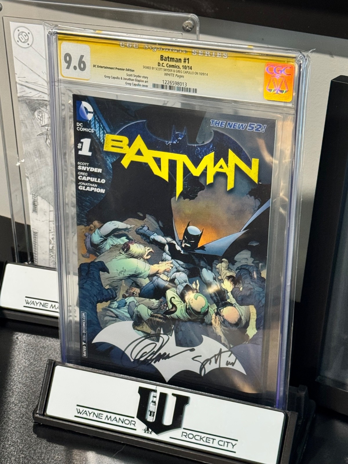 🔥Batman #1 New 52 *GRAIL* CGC 9.6 SIGNED DC Entertainment 1 of 175 Printed 🔥